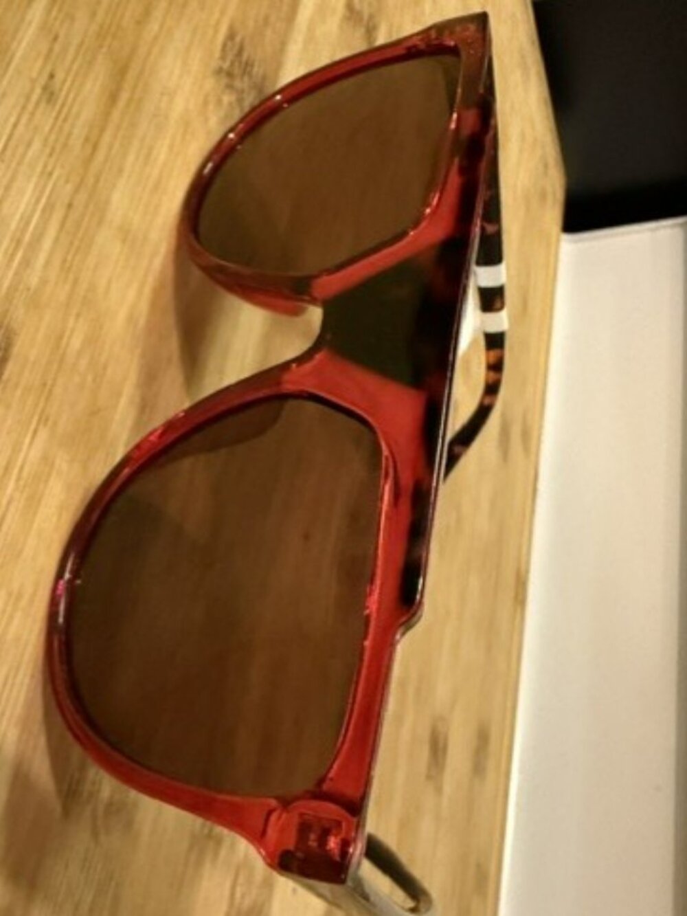 I-SEA Flat Top Red Aviator Sunglasses - Picture 13 of 16